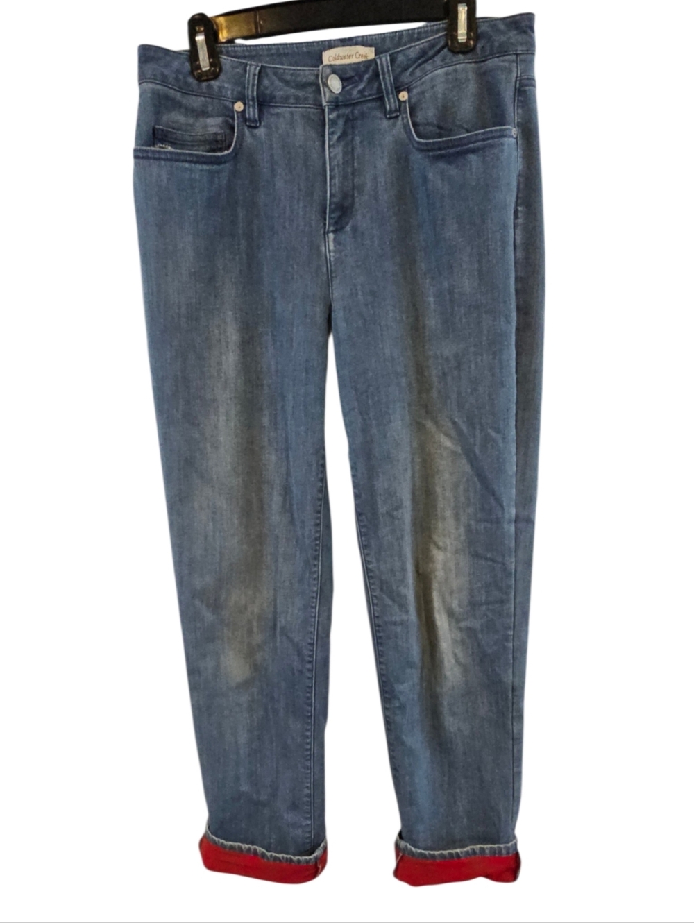Coldwater Creek Size 10 Lined Jeans Straight Leg